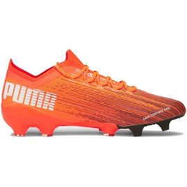 Football boots Puma Ultra 1.1 Fg Ag M 106044 01 multicolored orange