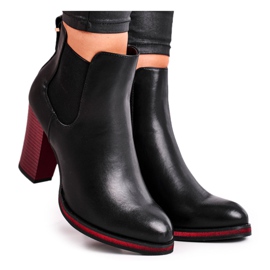 Women's Boots On High Heel Sergio Leone Black BT538