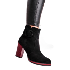 Women's Boots On High Heel Sergio Leone Black BT533
