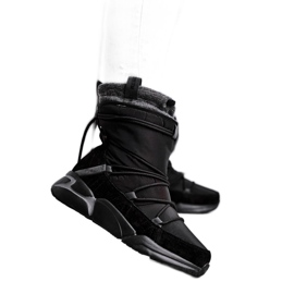 Women's snow boots Big Star Black GG274628 Women's snow boots Big Star Black GG274628