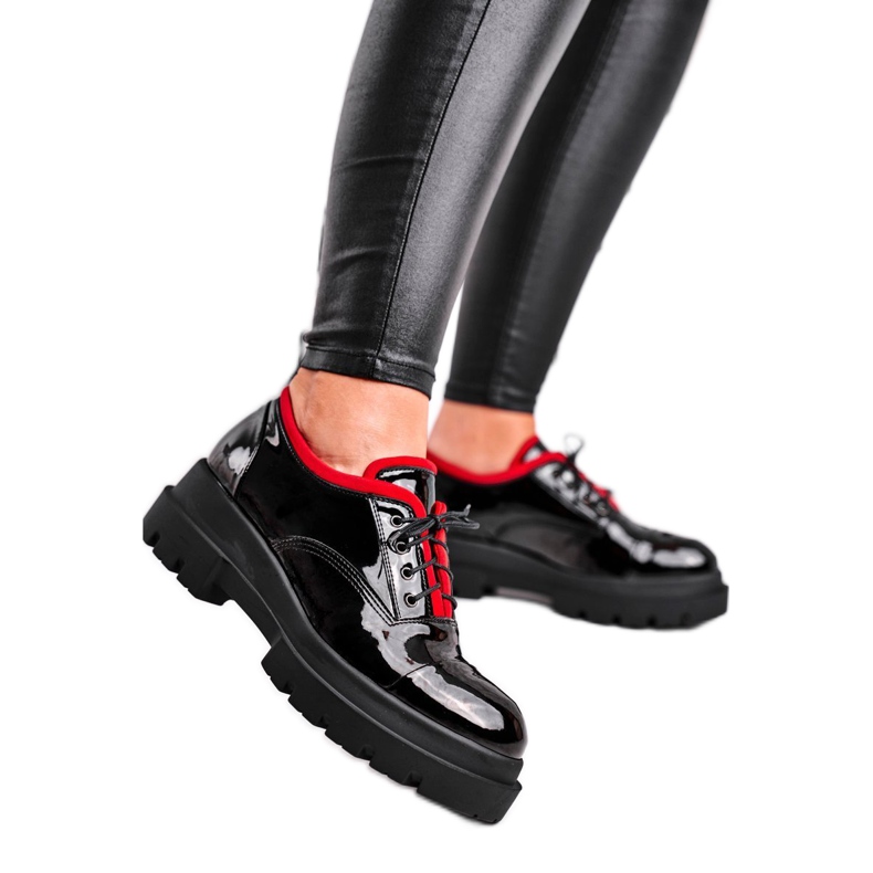 PV3 Women's Visconi Leather Shoes Black 7427936