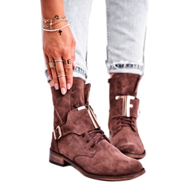 Women's Boots Nicole Suede Brown 2591 Women's Boots Nicole Suede Brown 2591