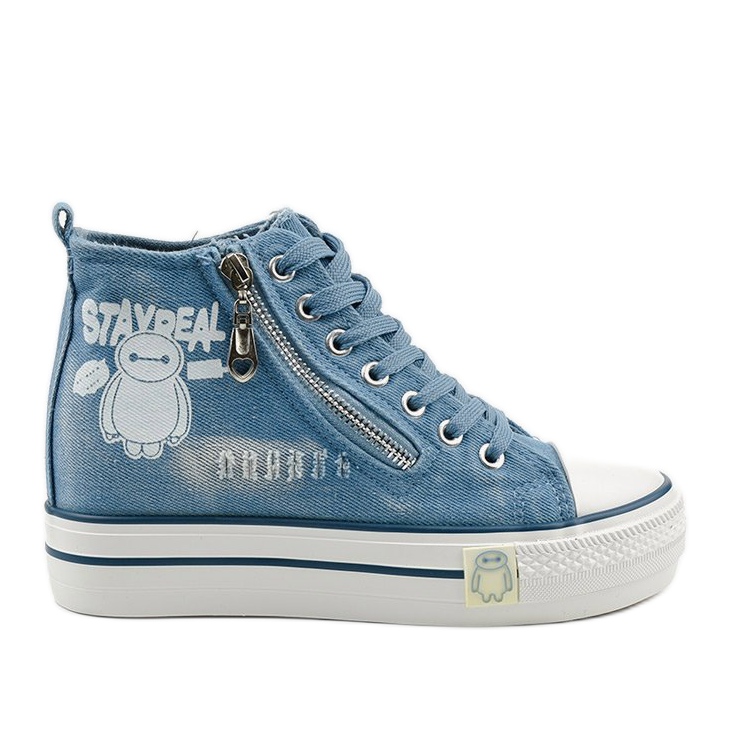 Blue Lynnhurst lace-up sneakers
