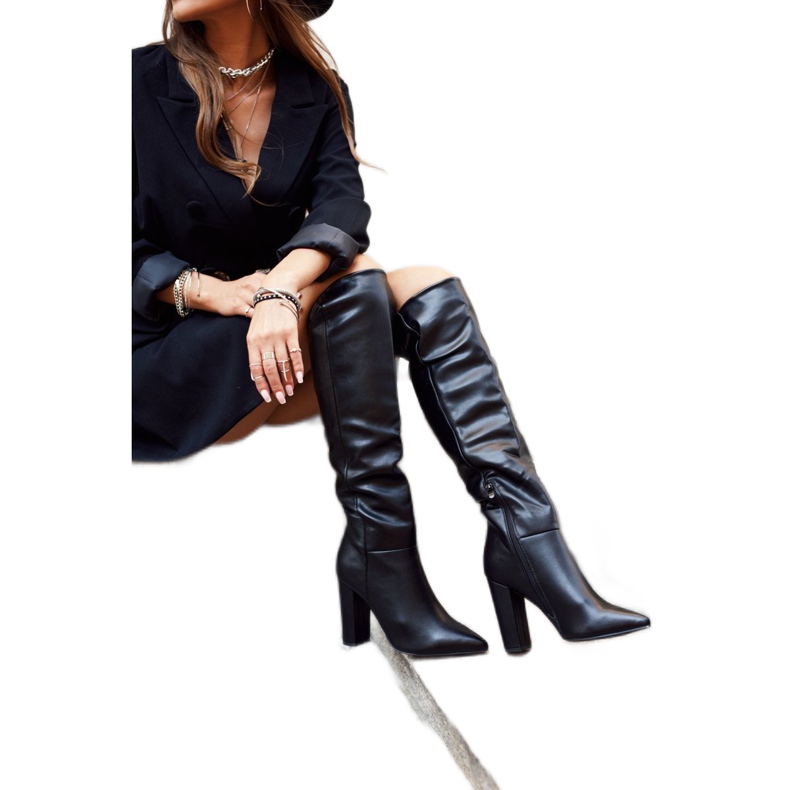 SEA Women's Boots On Heel Warm Black Vellma