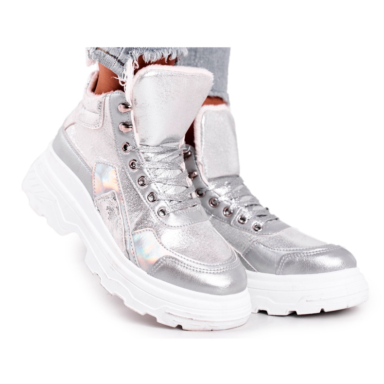 PS1 Women's Sport Shoes Warmed Silver Davan PS1 Women's Sport Shoes Warmed Silver Davan