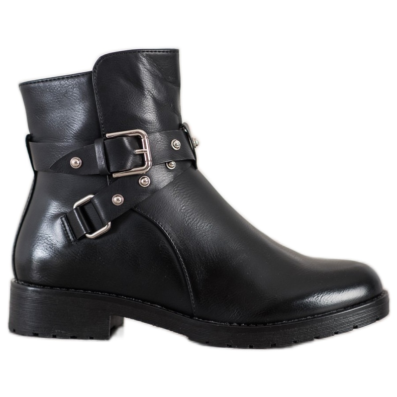 Bella Paris Stylish Workers boots black