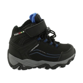 Softshell boots with American Club membrane black blue