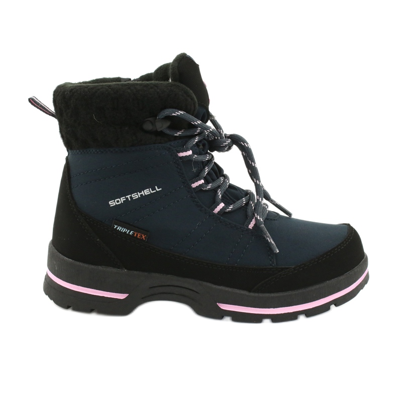 American Club Softhell boots with SN03 / 20 membrane black navy blue pink