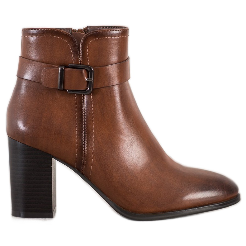 Sergio Leone Classic high-heeled boots brown