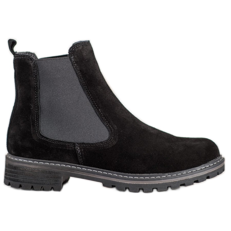 Filippo Leather Chelsea boots black