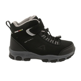 American Club American softshell boots winter boots with a membrane black grey