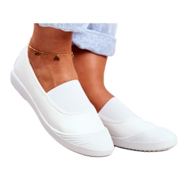 LU BOO Sneakers Slip On Slip-on Sneakers White Justy
