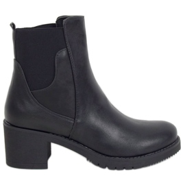 Black J19-85 Black Jodhpur boots for women