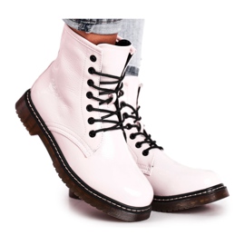EVE Women's Boots Lacquered Boots Glany White Marita EVE Women's Boots Lacquered Boots Glany White Marita