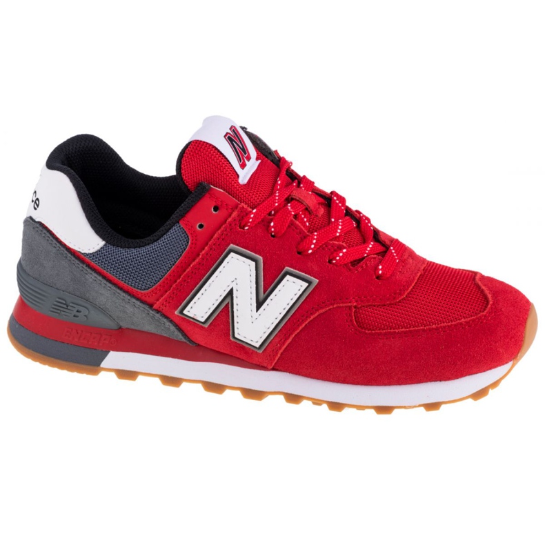 New Balance M ML574SKD shoes white red multicolored
