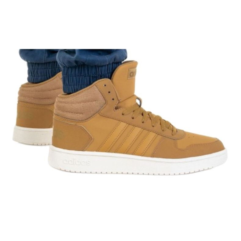 Adidas Hoops 2.0 Mid M FW3516 shoes beige