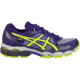 Asics Gel Pulse 6 Gtx T4A9N-3605 women's running shoes navy blue multicolored Asics Gel Pulse 6 Gtx T4A9N-3605 women's running shoes navy blue multicolored