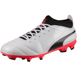 Football boots Puma One 17.3 Fg 104074 01 black white Football boots Puma One 17.3 Fg 104074 01 black white
