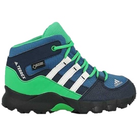 Adidas Terrex Mid Gtx I S76931 children's shoes black blue multicolored green Adidas Terrex Mid Gtx I S76931 children's shoes black blue multicolored green