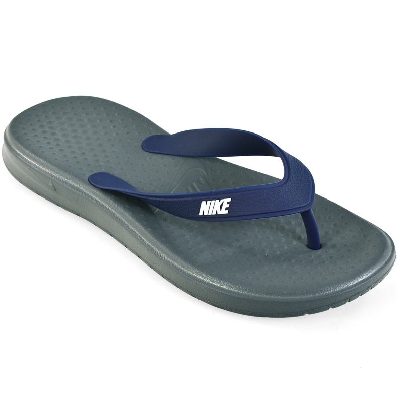 Nike Solay Thong 882690 001 Men's Slide navy blue grey