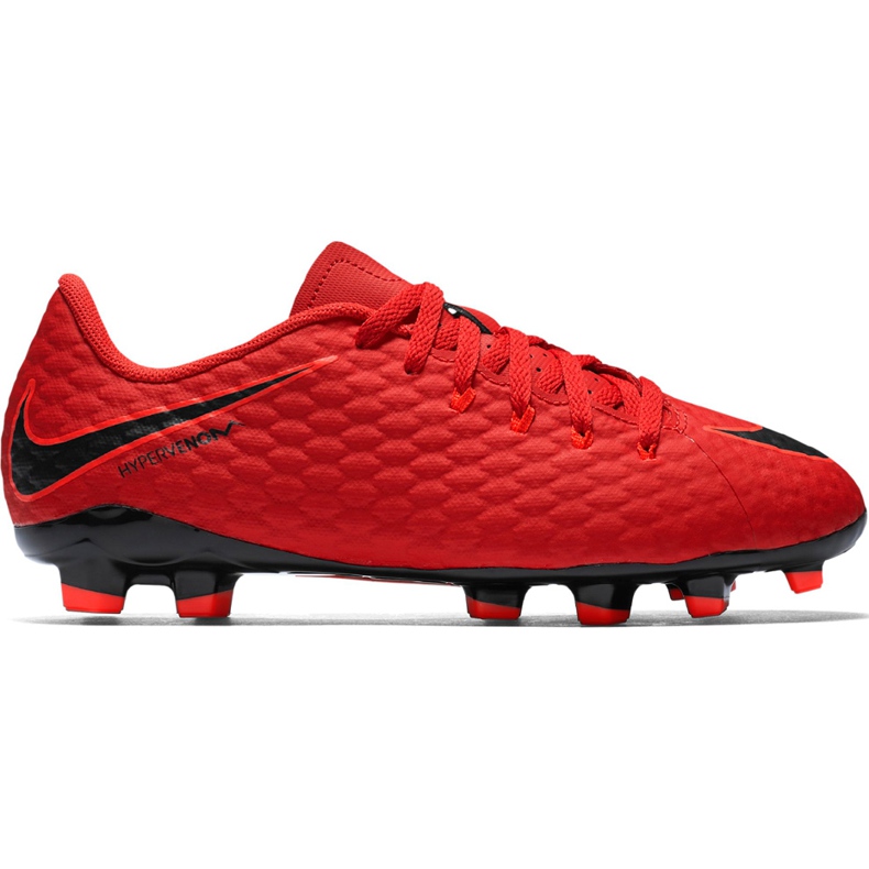 Nike Hypervenom X Phelon Iii Fg Jr 852595 616 football boots red