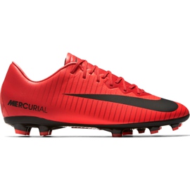 Nike Mercurial Vapor Xi Fg Jr 903594 616 soccer shoes multicolored red Nike Mercurial Vapor Xi Fg Jr 903594 616 soccer shoes multicolored red