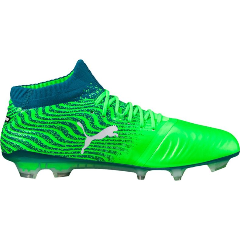 Football boots Puma One 18.1 Fg Green Gecko 104527 06