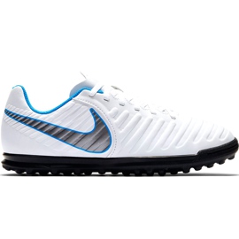 Nike Tiempo Legend 7 Club Tf Jr AH7261 107 football shoes black white