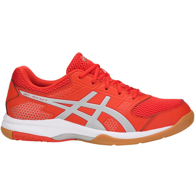 Asics Gel-Rocket 8 B706Y 0693 men's volleyball shoes multicolored orange