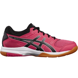 Asics Gel-Rocket 8 B756Y 1990 women's volleyball shoes pink Asics Gel-Rocket 8 B756Y 1990 women's volleyball shoes pink