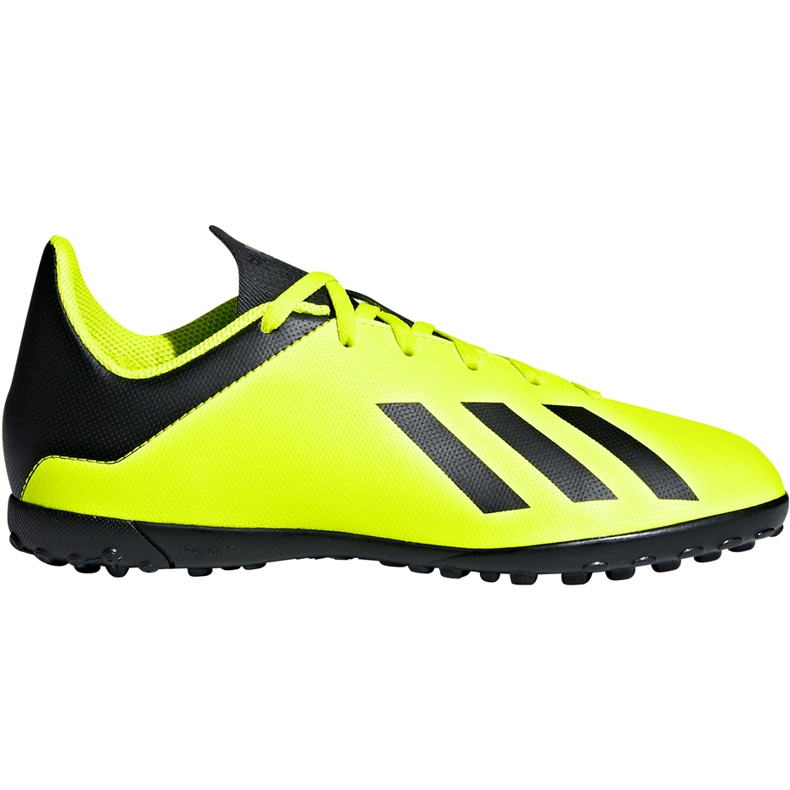 The adidas X Tango 18.4 Tf Jr DB2435 football boots yellow yellow