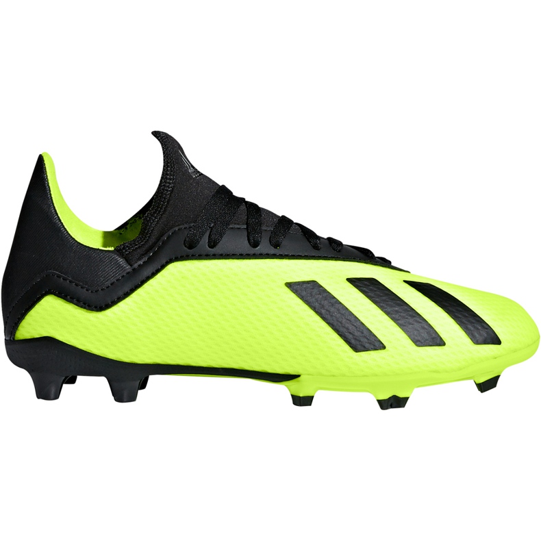 Adidas X 18.3 Fg Jr DB2418 football boots multicolored green