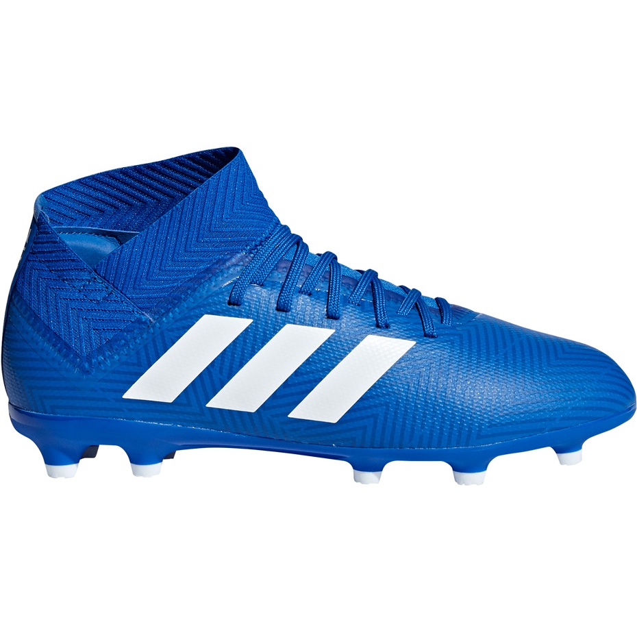 The adidas Nemeziz 18.3 Fg Jr DB2351 football boots blue multicolored -  KeeShoes