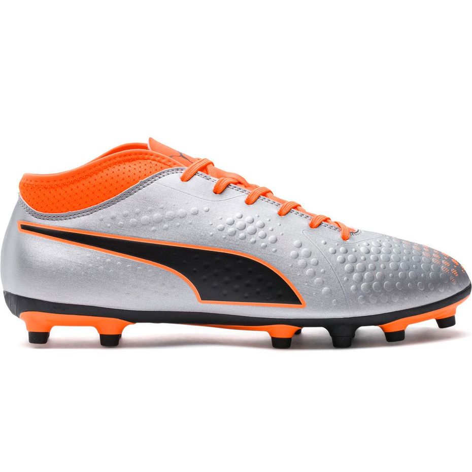 puma one silver orange