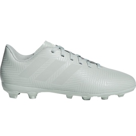 The adidas Nemeziz 18.4 FxG Jr DB2356 football boots multicolored grey The adidas Nemeziz 18.4 FxG Jr DB2356 football boots multicolored grey