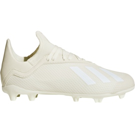 verraden Elektrisch Arthur Adidas X 18.3 Fg Jr DB2417 football boots beige white, cream - KeeShoes