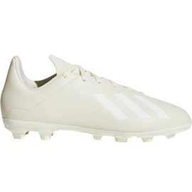 Adidas X 18.4 FxG Jr DB2421 football boots multicolored beige Adidas X 18.4 FxG Jr DB2421 football boots multicolored beige