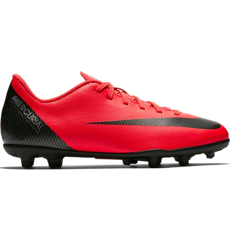 Nike Mercurial Vapor 12 Club Gs CR7 FG / MG Jr AJ3095 600 football shoe multicolored red