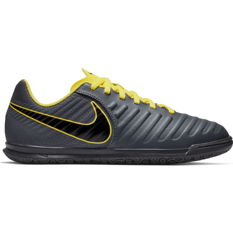 Nike Tiempo Legend 7 Club Ic Jr AH7260 070 football shoes black grey Nike Tiempo Legend 7 Club Ic Jr AH7260 070 football shoes black grey