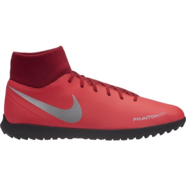 Nike Phantom Vsn Club Df Tf AO3273 600 football shoe multicolored red