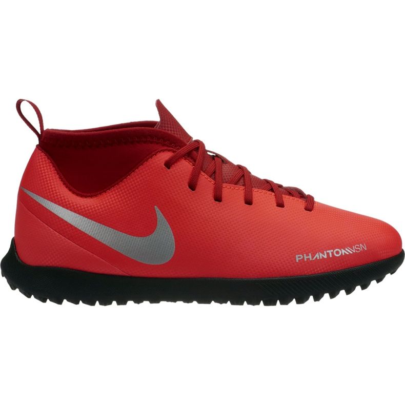 Nike Phantom Vsn Club Df Tf Jr AO3294 600 football shoes multicolored red
