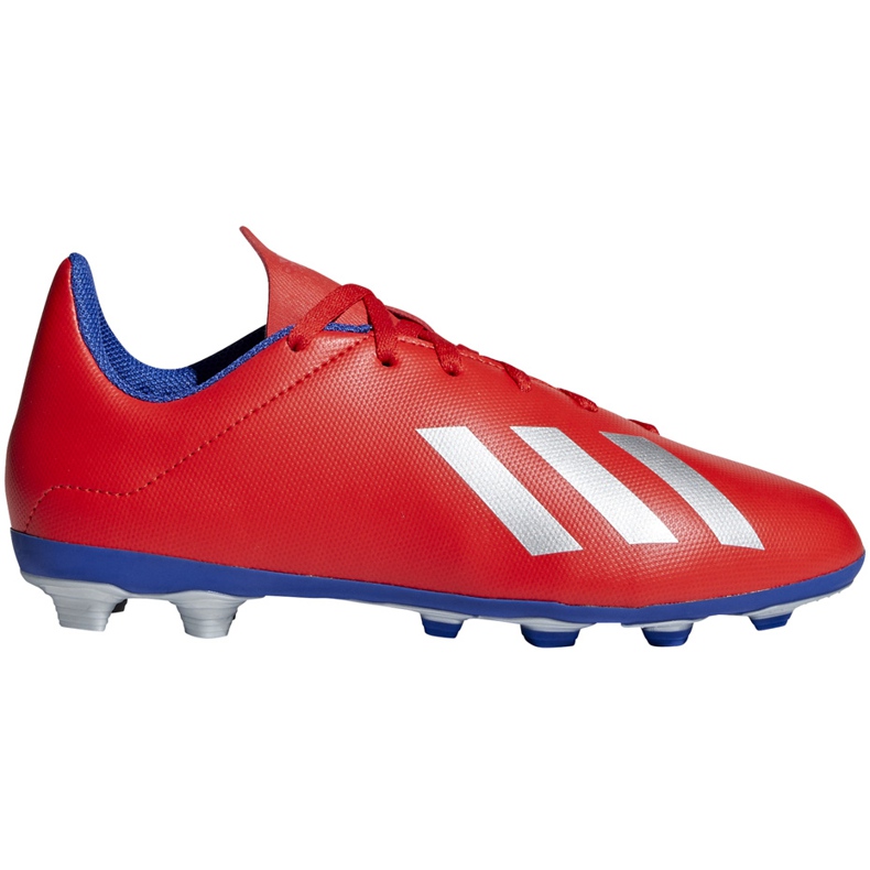 Adidas X 18.4 FxG Jr red soccer shoes BB9379 multicolored