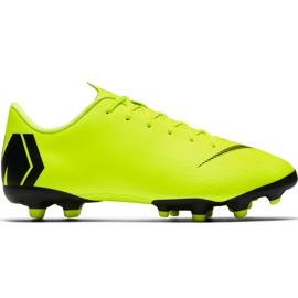Nike Mercurial Vapor 12 Academy Mg Jr AH7347 701 soccer shoes multicolored yellow Nike Mercurial Vapor 12 Academy Mg Jr AH7347 701 soccer shoes multicolored yellow