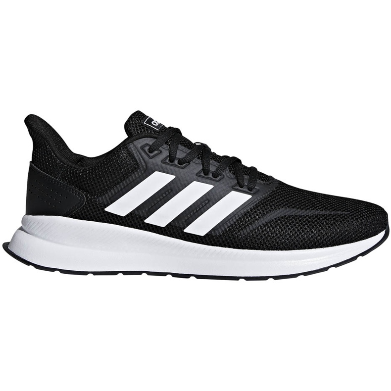 Adidas Runfalcon men's running shoes black and white F36199