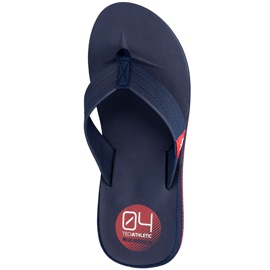 Slippers 4F H4L18 KLM002 dark navy blue