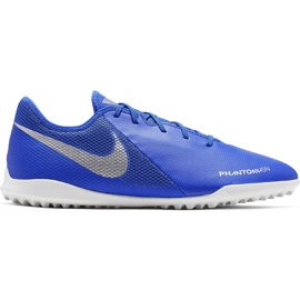 Nike Phantom Vsn Academy Tf AO3223 410 football shoe blue multicolored