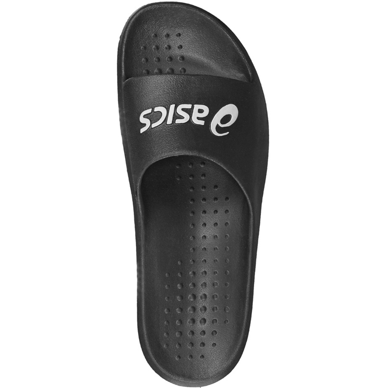 Black Asics men's slippers AS001 P70NS-9001
