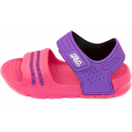 Aqua-speed Noli children's pool slippers pink-purple col. 39