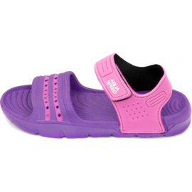 Aqua-speed Noli pool slippers for children purple pink col.93