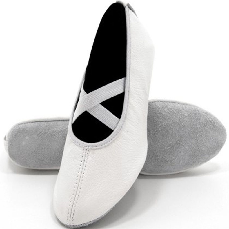 JOTAM Jacek Koszewski Jotam white ballet shoes with an elastic band